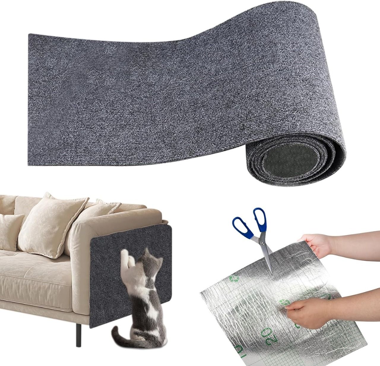 Tapis de griffage pour chat en polyester 